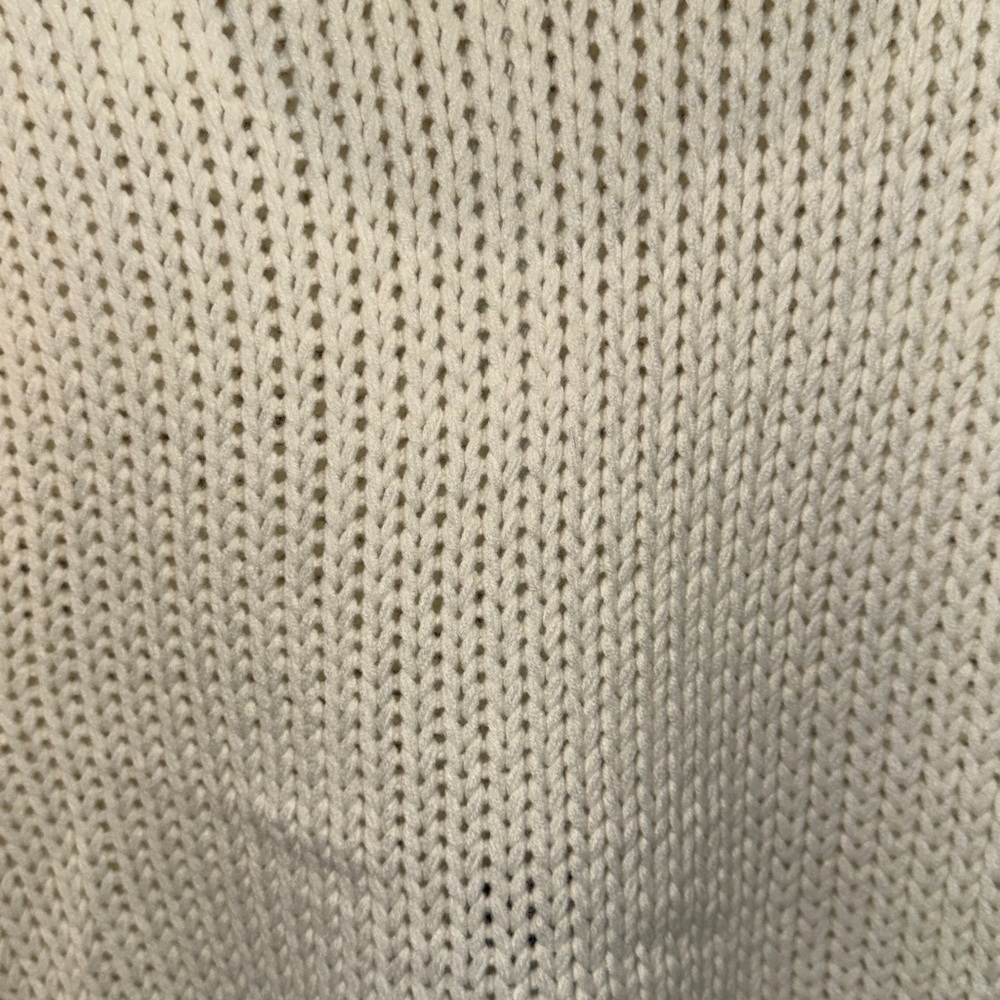 Miracle Cream Cowl Neck Cable knit Sweater​ - Picture 4 of 9